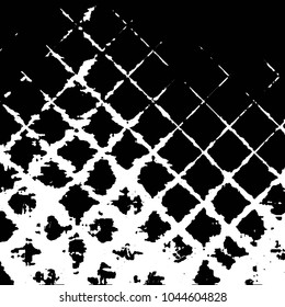 Grunge halftone black and white line texture background. Abstract stripe vector illustration Texture
