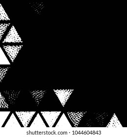 Grunge halftone black and white line texture background. Abstract stripe vector illustration Texture
