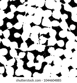 Grunge halftone black and white line texture background. Abstract stripe vector illustration Texture
