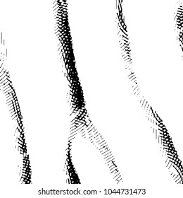 Grunge halftone black and white line texture background. Abstract stripe vector illustration Texture
