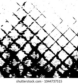 Grunge halftone black and white line texture background. Abstract stripe vector illustration Texture
