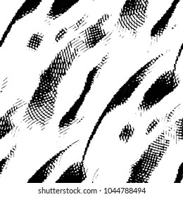 Grunge halftone black and white line texture background. Abstract stripe vector illustration Texture
