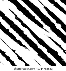 Grunge halftone black and white line texture background. Abstract stripe vector illustration Texture
