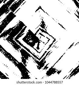 Grunge halftone black and white line texture background. Abstract stripe vector illustration Texture
