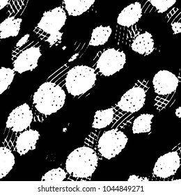 Grunge halftone black and white line texture background. Abstract stripe vector illustration Texture
