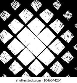 Grunge halftone black and white line texture background. Abstract stripe vector illustration Texture
