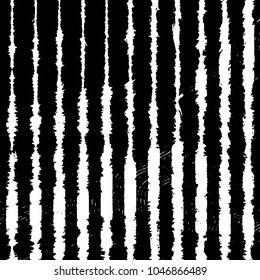 Grunge halftone black and white line texture background. Abstract stripe vector illustration Texture
