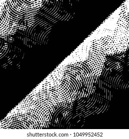 Grunge halftone black and white line texture background. Abstract stripe vector illustration Texture
