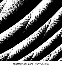 Grunge halftone black and white line texture background. Abstract stripe vector illustration Texture
