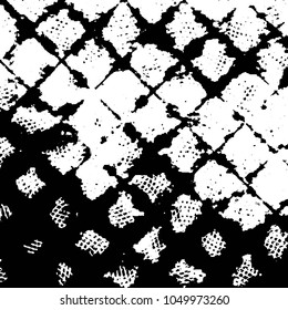 Grunge halftone black and white line texture background. Abstract stripe vector illustration Texture
