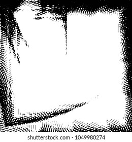 Grunge halftone black and white line texture background. Abstract stripe vector illustration Texture
