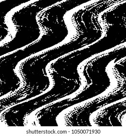 Grunge halftone black and white line texture background. Abstract stripe vector illustration Texture
