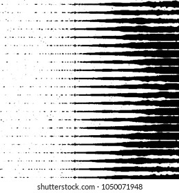 Grunge halftone black and white line texture background. Abstract stripe vector illustration Texture
