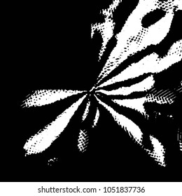 Grunge halftone black and white line texture background. Abstract stripe vector illustration Texture

