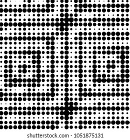 Grunge halftone black and white line texture background. Abstract stripe vector illustration Texture
