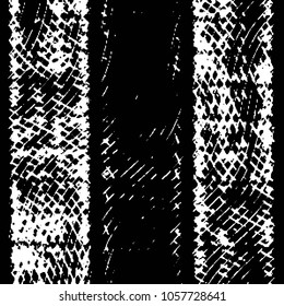 Grunge halftone black and white line texture background. Abstract stripe vector illustration Texture

