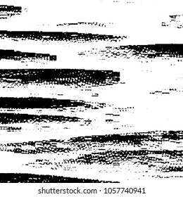 Grunge halftone black and white line texture background. Abstract stripe vector illustration Texture
