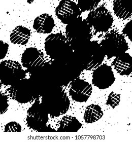 Grunge halftone black and white line texture background. Abstract stripe vector illustration Texture
