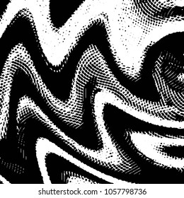 Grunge halftone black and white line texture background. Abstract stripe vector illustration Texture
