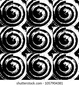 Grunge halftone black and white line texture background. Abstract stripe vector illustration Texture
