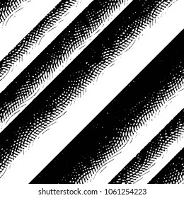 Grunge halftone black and white line texture background. Abstract stripe vector illustration Texture
