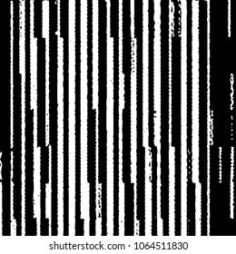 Grunge halftone black and white line texture background. Abstract stripe vector illustration Texture

