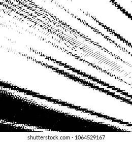 Grunge halftone black and white line texture background. Abstract stripe vector illustration Texture
