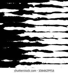 Grunge halftone black and white line texture background. Abstract stripe vector illustration Texture
