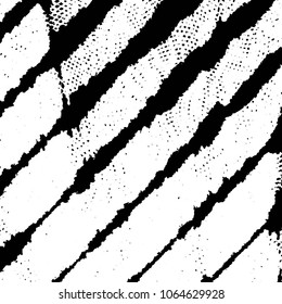 Grunge halftone black and white line texture background. Abstract stripe vector illustration Texture
