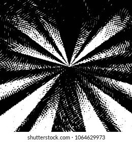 Grunge halftone black and white line texture background. Abstract stripe vector illustration Texture
