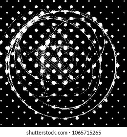 Grunge halftone black and white line texture background. Abstract stripe vector illustration Texture
