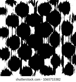 Grunge halftone black and white line texture background. Abstract stripe vector illustration Texture

