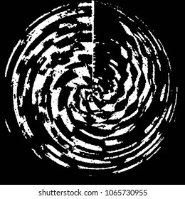 Grunge halftone black and white line texture background. Abstract stripe vector illustration Texture
