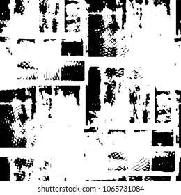 Grunge halftone black and white line texture background. Abstract stripe vector illustration Texture

