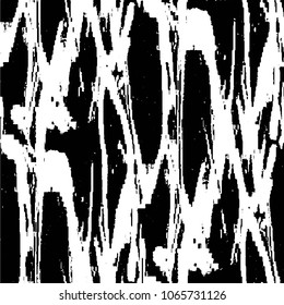 Grunge halftone black and white line texture background. Abstract stripe vector illustration Texture
