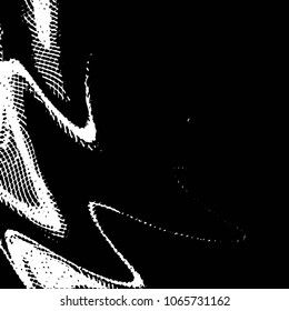 Grunge halftone black and white line texture background. Abstract stripe vector illustration Texture
