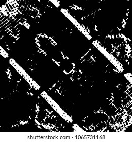 Grunge halftone black and white line texture background. Abstract stripe vector illustration Texture

