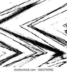Grunge halftone black and white line texture background. Abstract stripe vector illustration Texture

