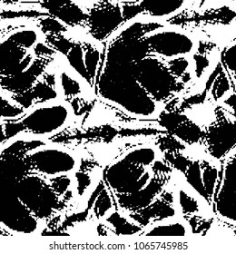Grunge halftone black and white line texture background. Abstract stripe vector illustration Texture
