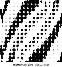 Grunge halftone black and white line texture background. Abstract stripe vector illustration Texture
