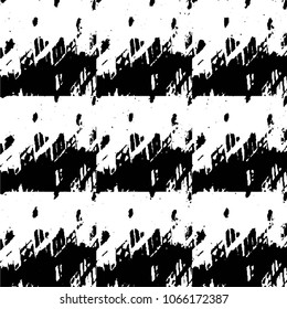 Grunge halftone black and white line texture background. Abstract stripe vector illustration Texture
