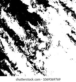 Grunge halftone black and white line texture background. Abstract stripe vector illustration Texture

