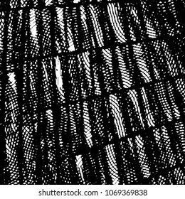 Grunge halftone black and white line texture background. Abstract stripe vector illustration Texture
