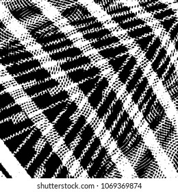 Grunge halftone black and white line texture background. Abstract stripe vector illustration Texture
