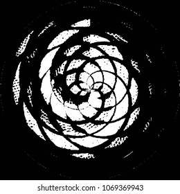 Grunge halftone black and white line texture background. Abstract stripe vector illustration Texture
