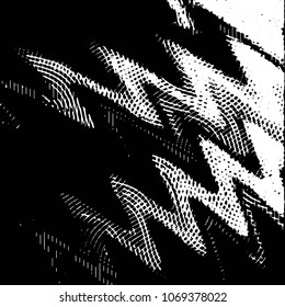 Grunge halftone black and white line texture background. Abstract stripe vector illustration Texture
