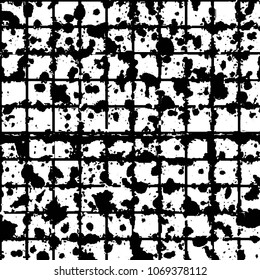 Grunge halftone black and white line texture background. Abstract stripe vector illustration Texture
