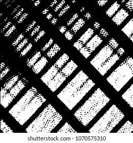 Grunge halftone black and white line texture background. Abstract stripe vector illustration Texture
