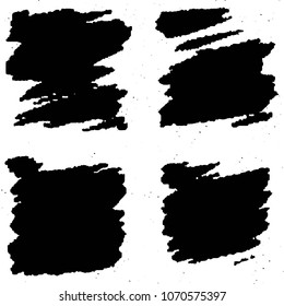 Grunge halftone black and white line texture background. Abstract stripe vector illustration Texture

