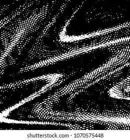 Grunge halftone black and white line texture background. Abstract stripe vector illustration Texture
